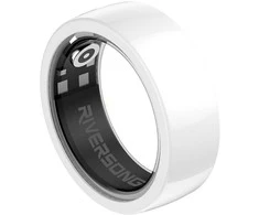 Išmanusis laikrodis Riversong išmanusis žiedas Trinity baltos spalvos SR01 dydis 8 diameter inside 18mm