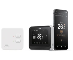 Išmanusis termostatas PNI CT45 belaidis, su WiFi, valdymu internetu, šildymo sistemoms, TuyaSmart APP