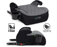 ISOFIX Car Booster Seat for Children i-SIZE Height 125-150 cm Cup Holder ECOTOYS