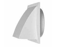 Išorinės ventiliacijos grotelės EUROPLAST ND12FV, baltos