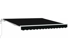 Elektrinė ištraukiama pavėsinė Juodas 300 x 250 cm