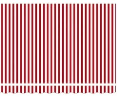 Elektrinė ištraukiama pavėsinė Raudona ir balta 300 x 250 cm