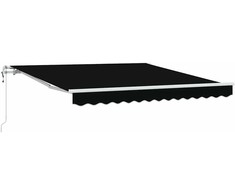 Elektrinė ištraukiama pavėsinė Juodas 350 x 250 cm