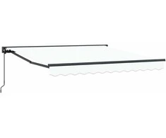 Ištraukiama markizė Balta 300x250 cm audinys 3330085