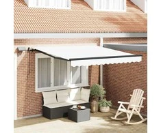 Ištraukiama markizė Balta 350 x 250 cm audinys
