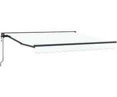 Ištraukiama markizė Balta 350x250 cm audinys 3330374