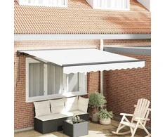 Ištraukiama markizė Balta 350x250 cm audinys 3330373