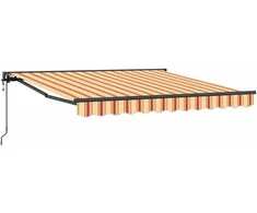 Ištraukiama markizė Geltona ir Oranžinė 350x250 cm audinys 3330266