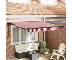 Markizės rėmas Raudona ir balta 300 x 250 cm