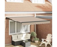 Markizės rėmas Smėlio 350 x 250 cm Poliesteris su PU danga