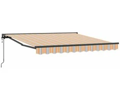 Ištraukiama markizė Spalvotas dryžius 350x250 cm audinys 3330302