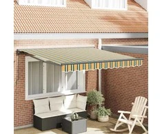 Markizės rėmas Žalia ir geltona 300 x 250 cm