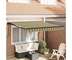 Markizės rėmas Žalia ir geltona 300 x 250 cm