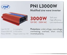 Įtampos keitiklis PNI L3000W maitinimo šaltinis 12V 230V išvestis