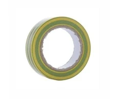 Izoliacinė juosta, Bycom, 0.13 x 15 mm. 10 m. geltona/žalia
