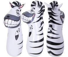 Jilong Pripučiamas bokso maišas Zebra