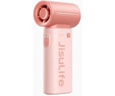 Jisulife rankinis ventiliatorius Life9 5000mAh Portable Mini Blower USB Fan – rožinės spalvos
