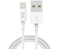 JML CD-117 USB LIGHTNING cable – 1.5A 1M – Baltas