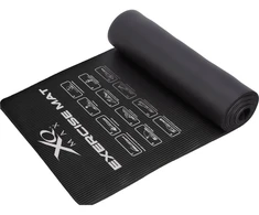 JOGOS KILIMĖLIS NBR Juodas 10MM 183x58CM XQMAX 7063427