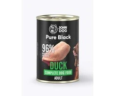 JOHN DOG Pure Juodas Antis – drėgnas ėdalas šunims – 800g