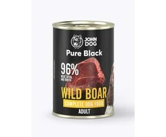 JOHN DOG Pure Juodas Šernas – drėgnas ėdalas šunims – 800g