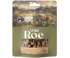 Gyvūnų maistas - JOHN DOG Wild Roe natūralus šunų skanėstas 200g
