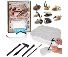 Jokomisiada Archaeology Kit Dig Up Surprise Fossil Skulls ZA5754
