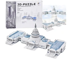 Jokomisiada "The Capitol Hill 3D" 3D dėlionė 132 dalių 3D dėlionė ZA5400