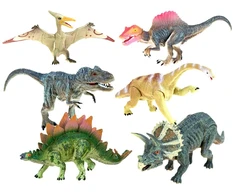 Jokomisiada DINOZAURA dažytų dinozaurų rinkinys, 6 vnt. ZA2051