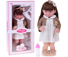 Jokomisiada Large Girl Doll 55 cm – Playful Smile + Sound Functions ZA5830