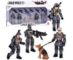 Jokomisiada Large set of figures, soldiers, rifles, 12 pieces, soldiers ZA5887