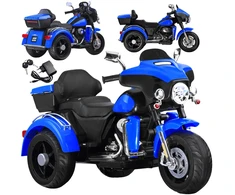 Jokomisiada Akumuliatorinis motociklas vaikams Chopper PA0254 | spalva: mėlyna