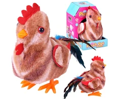 Jokomisiada Interactive ROOSTER Bogdan, the little cockerel! He toddles, crows, and flaps his wings ZA6018