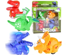 Jokomisiada Jodinėjimo dinozaurų rinkinys, 4 vnt, važiuokite