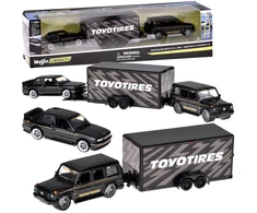 Jokomisiada Licencijuoti metaliniai automobiliai 1:64 Mercedes-Benz G 1988 ir BMW M3 E30