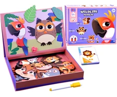 Jokomisiada Magnetic puzzle animals 54el board ZA3971