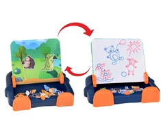 Dėlionė Jokomisiada Magnetic board 2in1 magnetic puzzle animal drawing board ZA5157