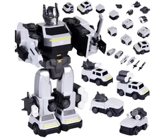 Jokomisiada Magnetic Transformer Robot Toy – large action figure – accessories ZA6009
