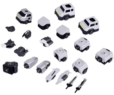 Jokomisiada Magnetinis transformerinis robotas žaislas – didelė veiksmo figūrėlė – priedai ZA6009
