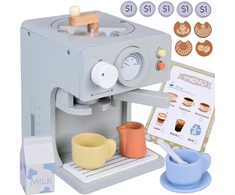 Jokomisiada Wooden – the perfect set for a little barista, 18 pcs ZA5935