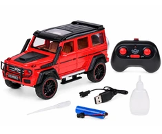 Jokomisiada Nuotoliniu būdu valdomas metalinis Brabus G800 automobilis su atsidarančiomis durelėmis ir LED žibintais RC0771