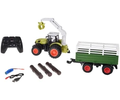 Jokomisiada Sterowany traktorius pilotui su riaumojančiu garsu ir dryžuotu bale RC0719