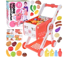 Jokomisiada Shopping Cart + Grocery Accessories Playing Shop ZA5898