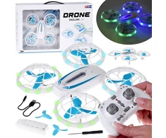 Jokomisiada Quadcopter Led Drone with remote control, impressive acrobatics, easy control RC0737