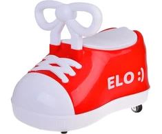Jokomisiada Raudona SNEAKER Elo :) - RIDE ON batas Super besisukantis + muzika SP0813