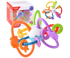 Jokomisiada Sensory teether for a baby rattle ZA4309