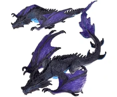 Jokomisiada Violetinė Dragon Figurine Majestic dragon with a movable mouth ZA5023