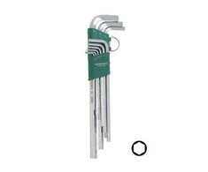 Jonnesway Ypač ilgų šešiakampių raktų rinkinys 1,5-10 mm 9vnt. H03SA109S