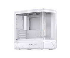 Jonsbo D200 PC Case, Mini Tower, mATX, Tempered Glass – baltas