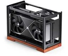 Jonsbo T9 Juodas PC Case, Mini Case, ITX, PCIe 5.0 Riser Cable – sidabrinis